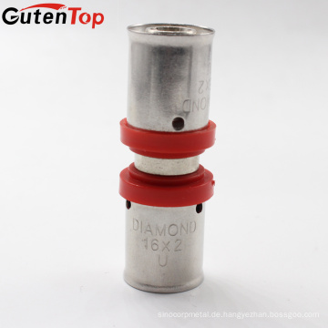 Gutentop geschmiedet 16mm Messing Schiebehülse Pressfitting